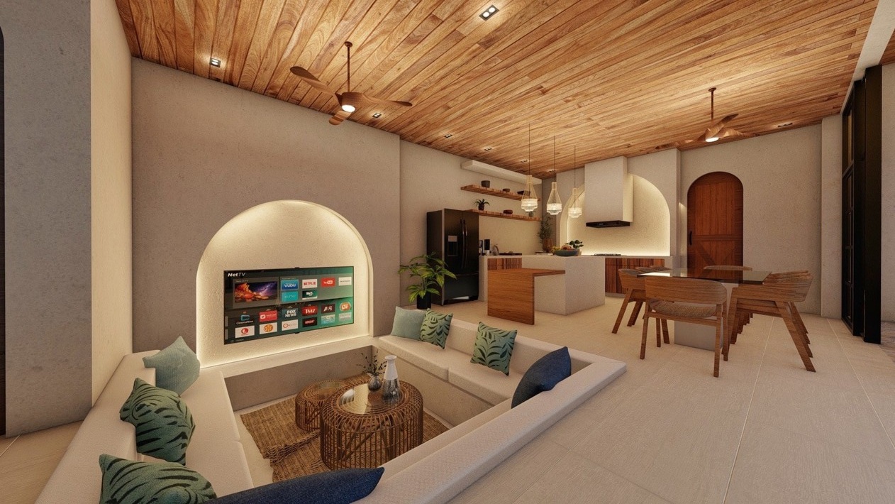 Private and peaceful villa space